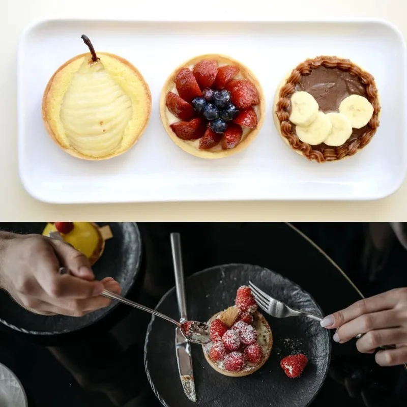 Premium Plastic Perforated Tart and Cake Ring Mold for DIY Baking Egg Tarts Mousse Desserts and Pastry Decorating Essential Tool