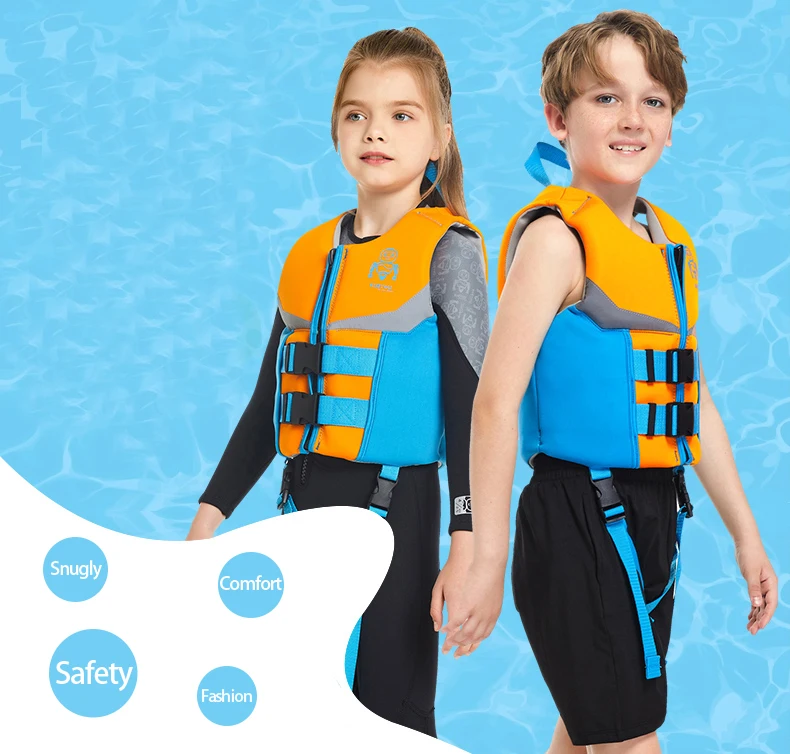 Description Picture 3 of itemKids Swim Vest, Buoyancy Jacket For Boys Girls, Float Buoyancy Swimsuit, Children Flotation Swimming Aid 50N