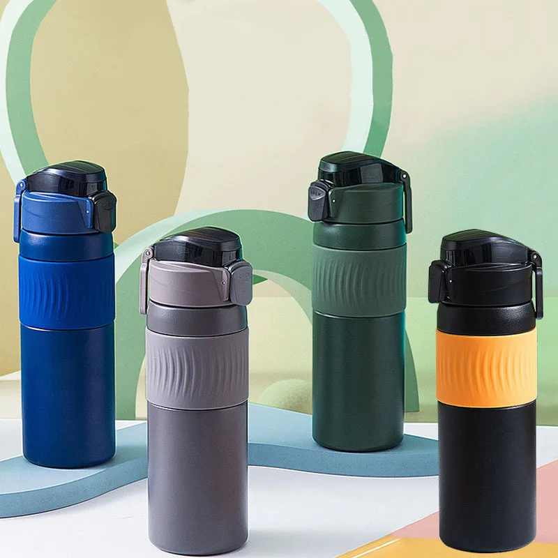 

Portable 316 Stainless Steel Leakproof Water Bottle, Outdoor Sport Thermos, Vacuum Insulated Flask, 600ml