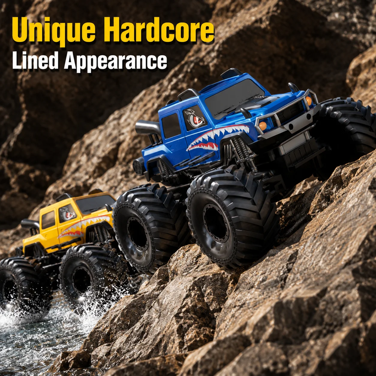 JJRC Q215 Camión Monstruo 4WD Anfibio RC - Tierra y Agua