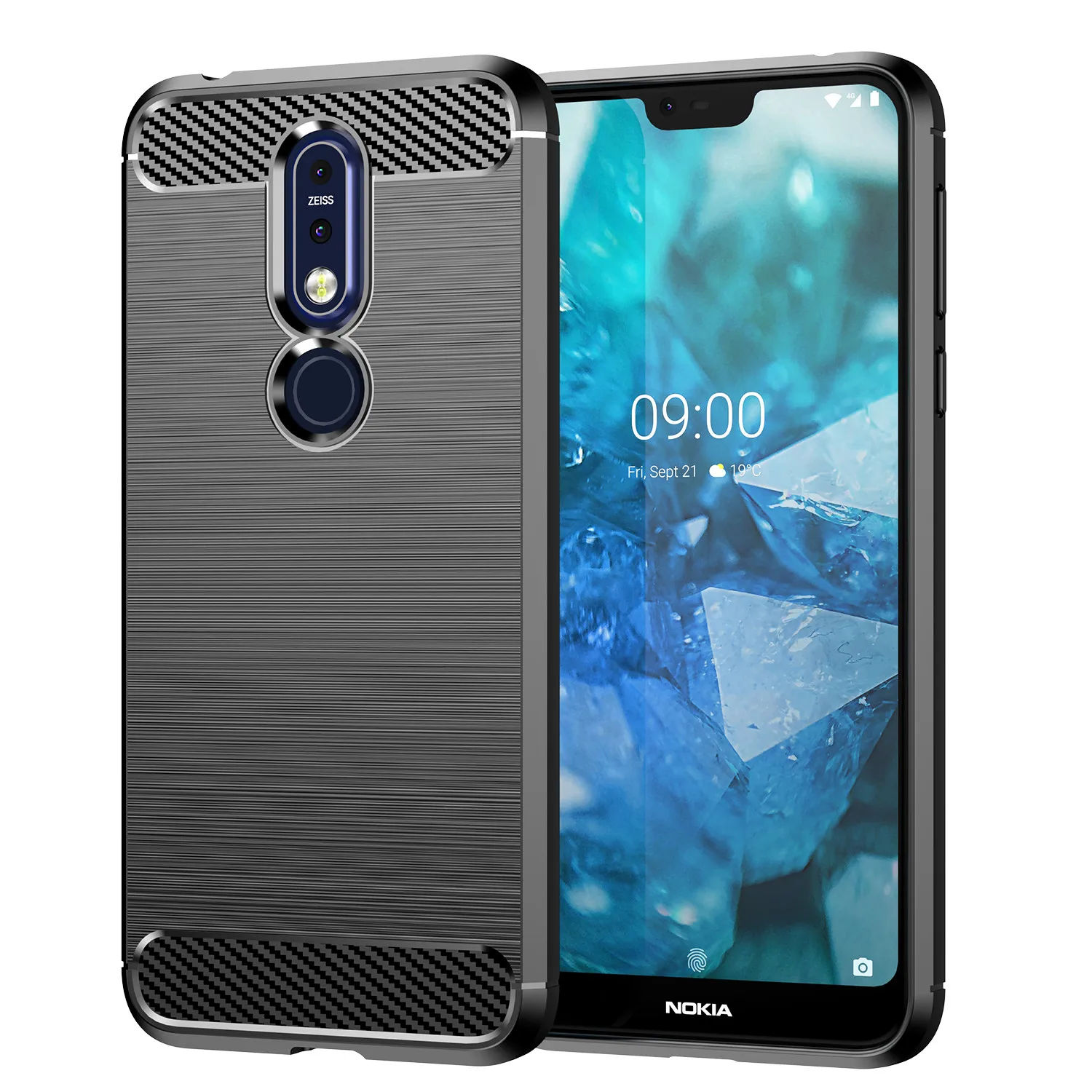 Shockproof Matte Case For Nokia Luxury Silicone - Main Image