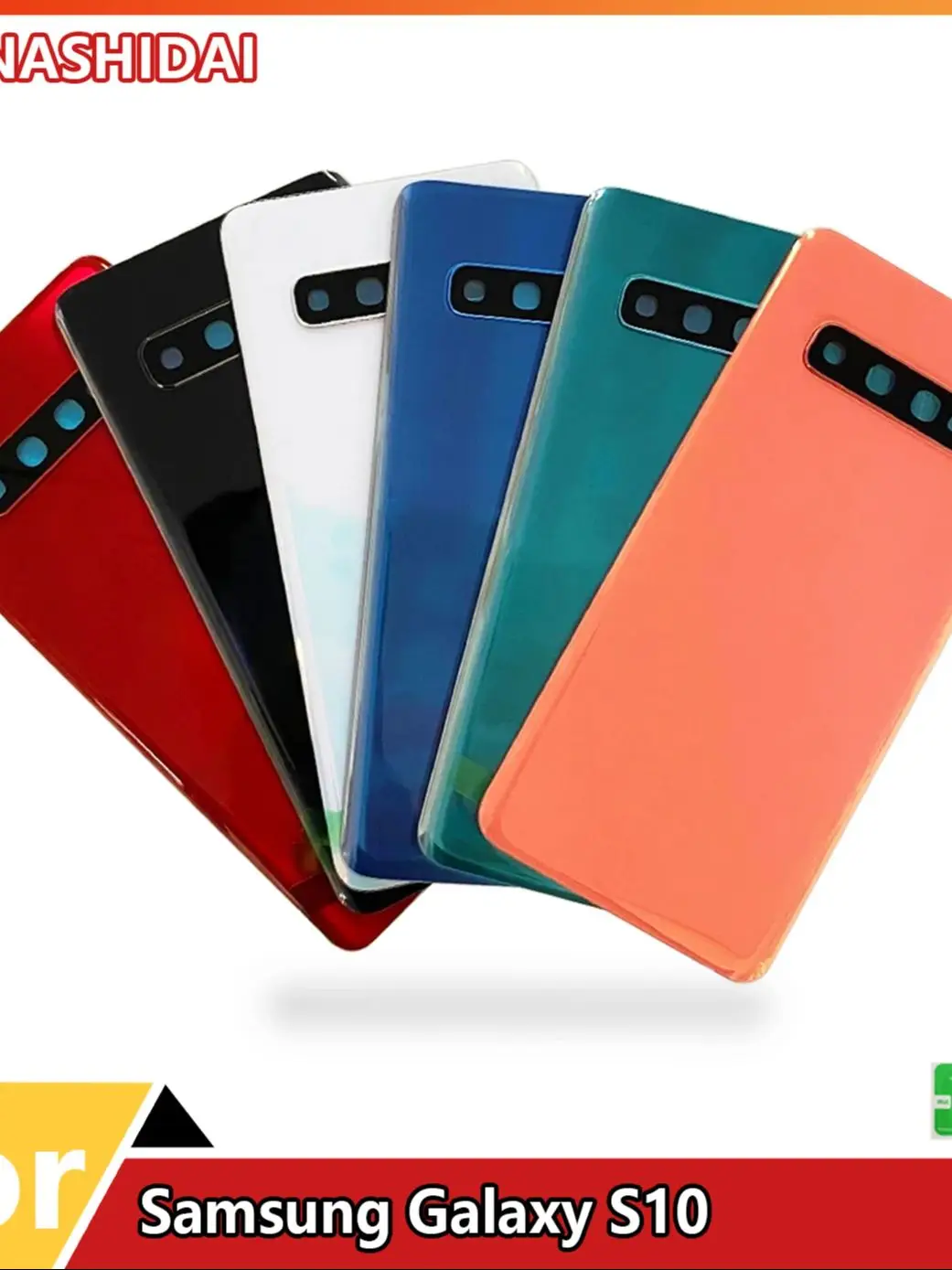 Phone Back Cover Back Cover For Samsung Galaxy S10 G973U G973F S10 plus G975 G975F G975W Housing Panel With Camera Glass