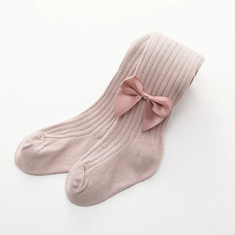 Baby Girls Cotton Tights Fashion Bowknot