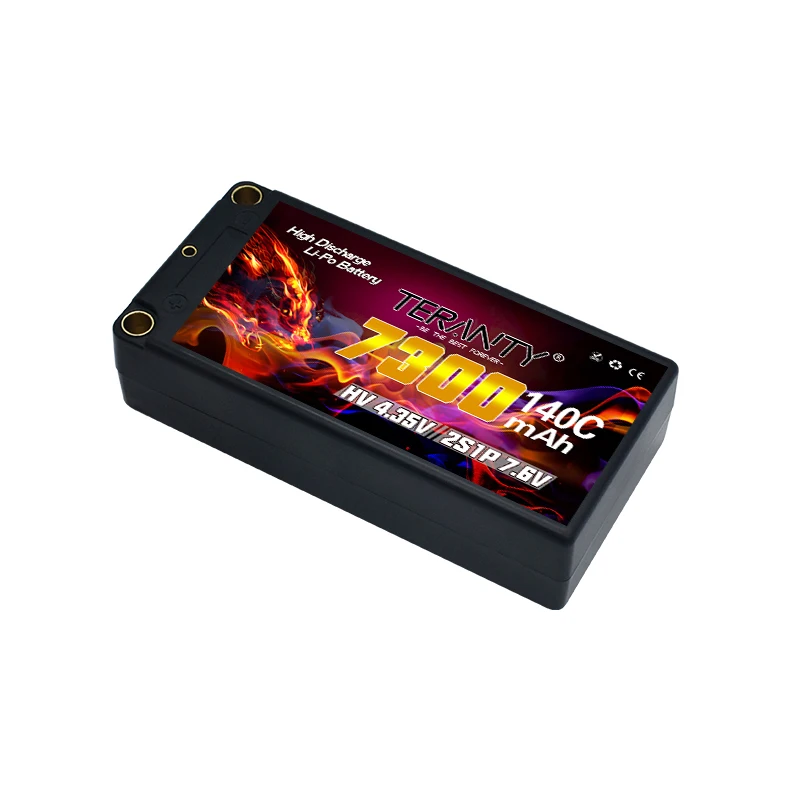 Lot de 2 Batteries LiPo 7.4V 5200mAh 50C avec Connecteurs XT60/XT90/EC5/TRX/T