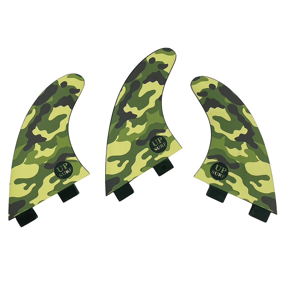 Honeycomb Carbon & Fiberglass Surf Fins Tri Thruster for FCS/FUTURE G3/AM2/GAM SUP/Surfboard/Paddleboard 3pcs