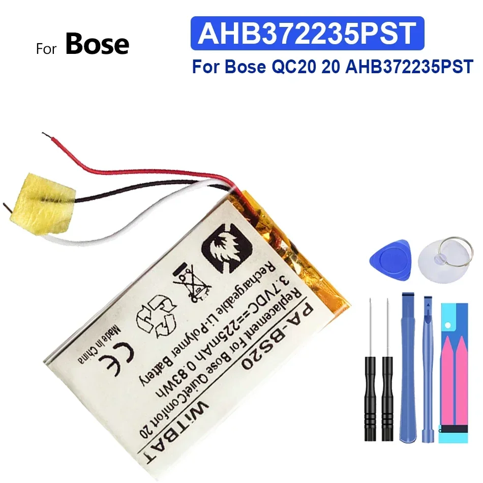 Batteria Di Ricambio Per Dvr Gps Mp3 Car Dvr Pr-452035 Per Bose Qc20 Quietcomfort 20 502035 225Mah