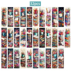 Colorful Illustration Bookmarks Set - Perfect Gift for Teachers, Readers, and Book Lovers (Mixed Color)
