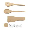 Children Kitchen Play Set Plasticine Accessory DIY Slime Play Dough Wooden Tools Roller Stamp Rolling Pin Spoon Pretend Utensils 5