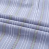 Men's Summer Short Sleeved Shirt Oxford Cotton Plaid Stripe Solid Color Comfortable Breathable Business Leisure Men Clothes 5