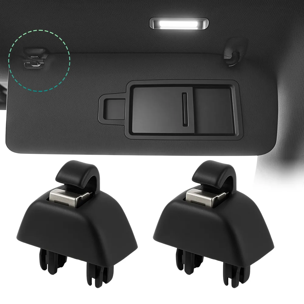 Clip Per Visiera Parasole Interna, MoreChioce 8U0857562A Gancio Per Visiera Parasole In Plastica Compatibile Con A1 A3 A4l A5 A6l A7 Q3 Q5 Q7 Tt 8e0857563a Grigio Rapanda 89539322