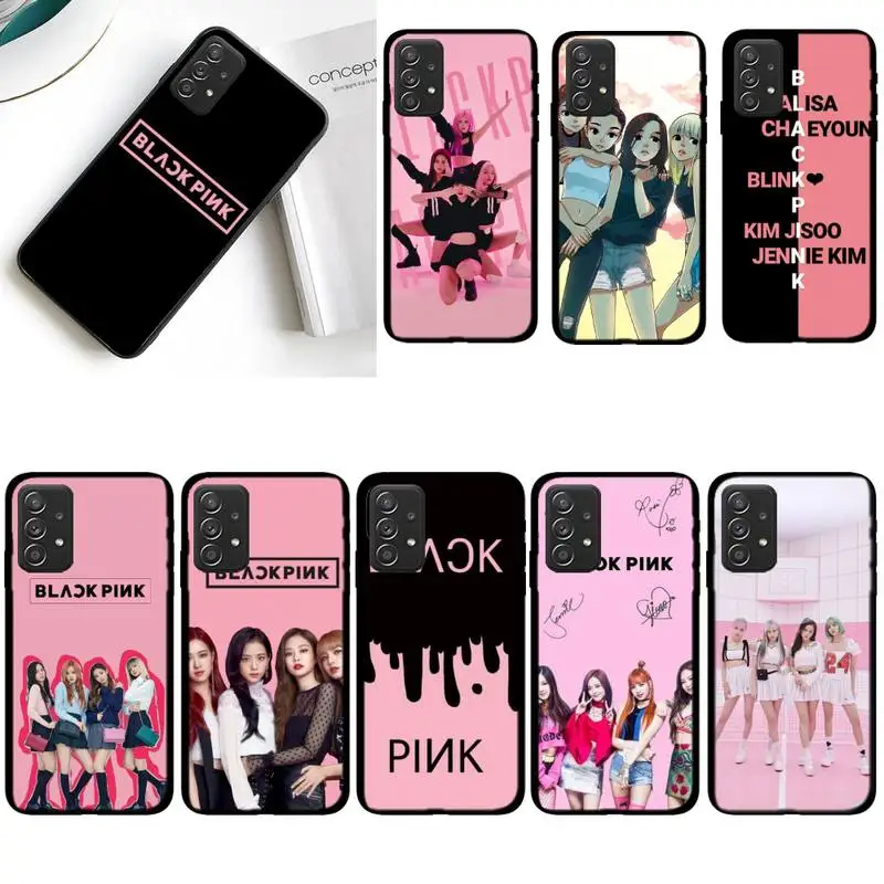 Чехол для телефона Kpop-BLACKPINKs-Girls Samsung Galaxy S10 S20 S21 Note10 20Plus Ultra Shell | Мобильные телефоны