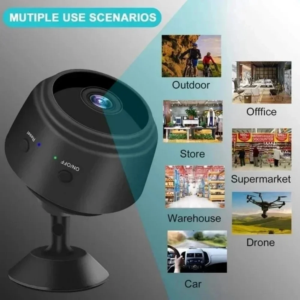 A9 Mini WiFi Surveillance Camera 1080P HD with Night Vision Camcorder Smart Life Home Security Video Recorder for Infants Pets 5