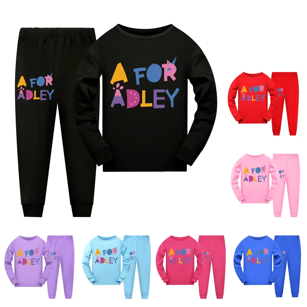 SpringAutumnAforAdleyChildrensClothingSetsBoysSleepwear