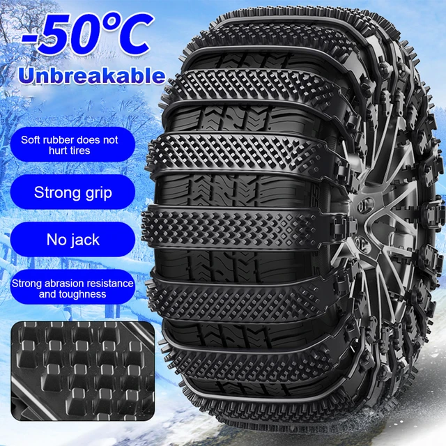 Car Tire Wheel Chain Anti-skid Safety TPU Chains Cable Strong Toughness Tire  Nonskid Chain Truck SUV Winter Off Road Accessories - AliExpress