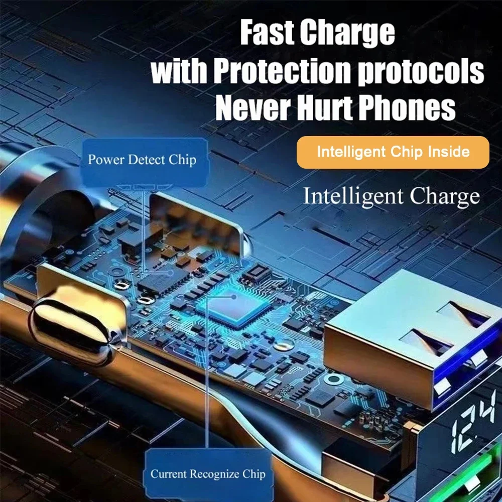 240W Dual USB Car Charger 2