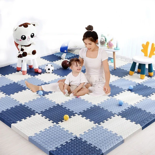 Estera de rompecabezas de 30cm para niños gruesos, Espuma Puzzle Play Mat  Baby