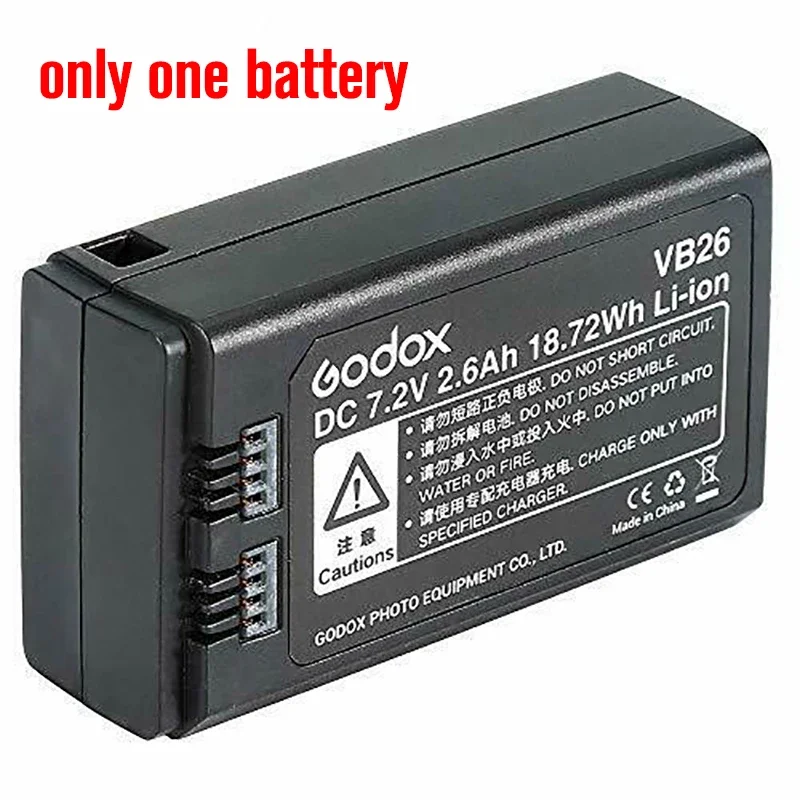Godox VC26 VB26 VB26B DC 2980mAh 21.6Wh USB交換用リチウム Godox VC26 VB26 VB26B DC 2980mAh 21.6Wh USB交換用リチウム