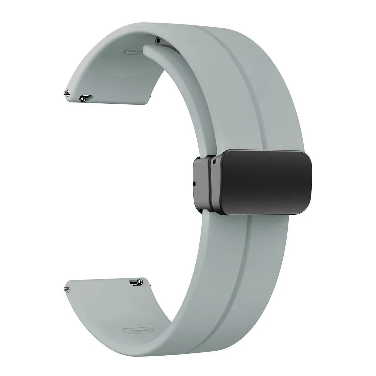 Versatile Silicone Magnetic Smartwatch Bracelet - Available in Multiple Sizes