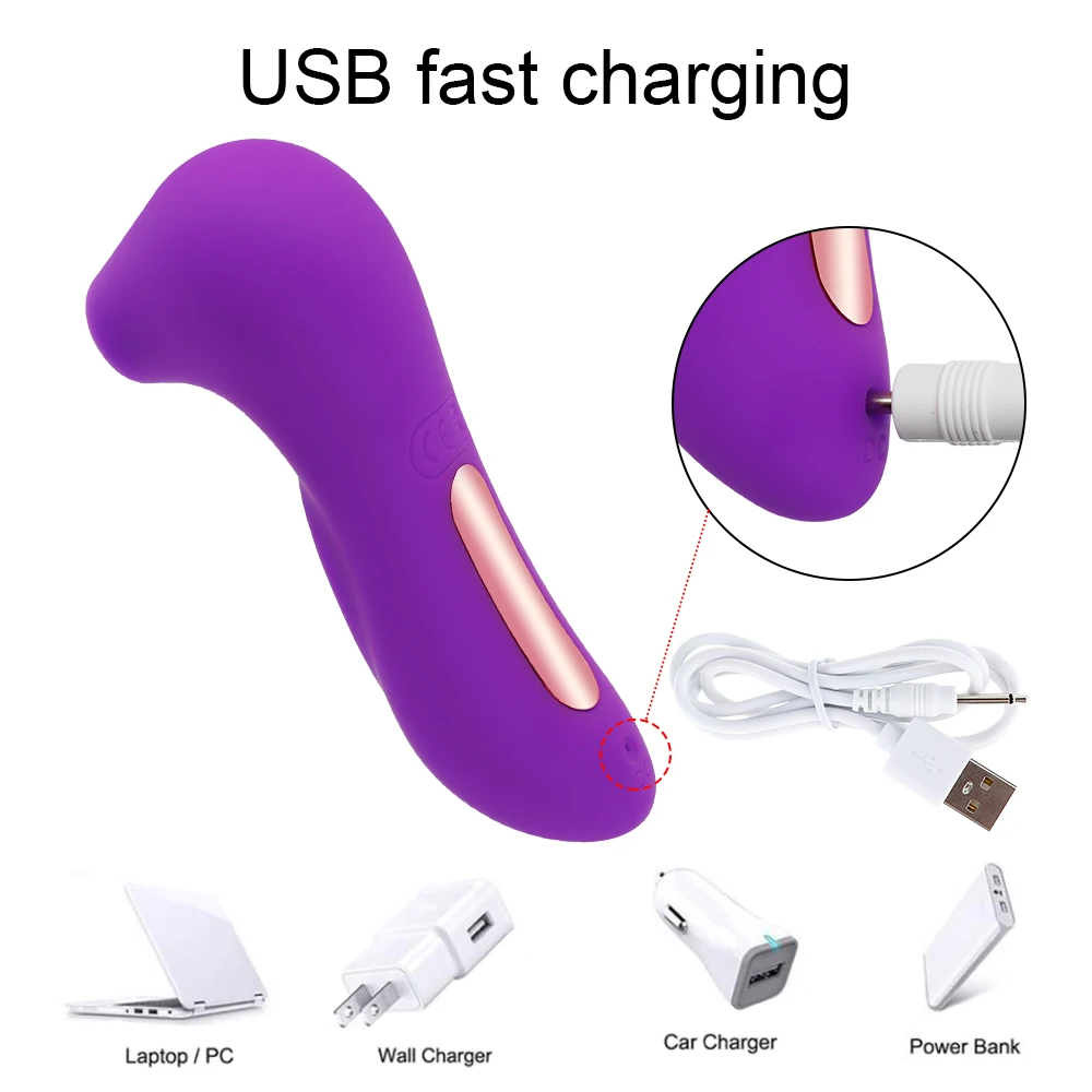 Female Sex Toy Clit Sucker Vibrator Blowjob Tongue Suck Licking G Spot Massage Clitoris Stimulator Nipple Sucking Erotic Sex Toys For Women