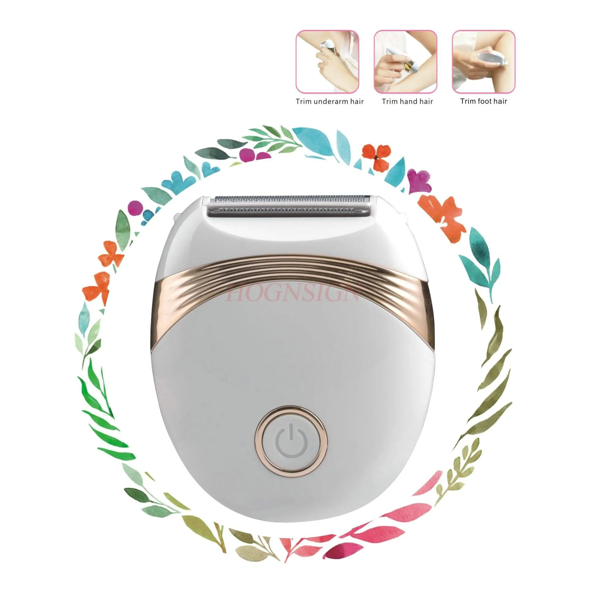

Electric Hair Removal Painless Rechargeable Hair Shaver Trimmer Wet & Dry Use for Legs Underarms and Bikini
