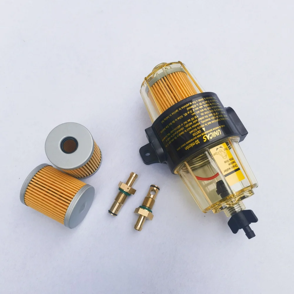 Fuel Filter Element Water Separator Assembly fuel filter fuel filter water separator for Honda Yamaha Suzuki Mercury Outboard Motor Boat Engine UF-10K UF10K