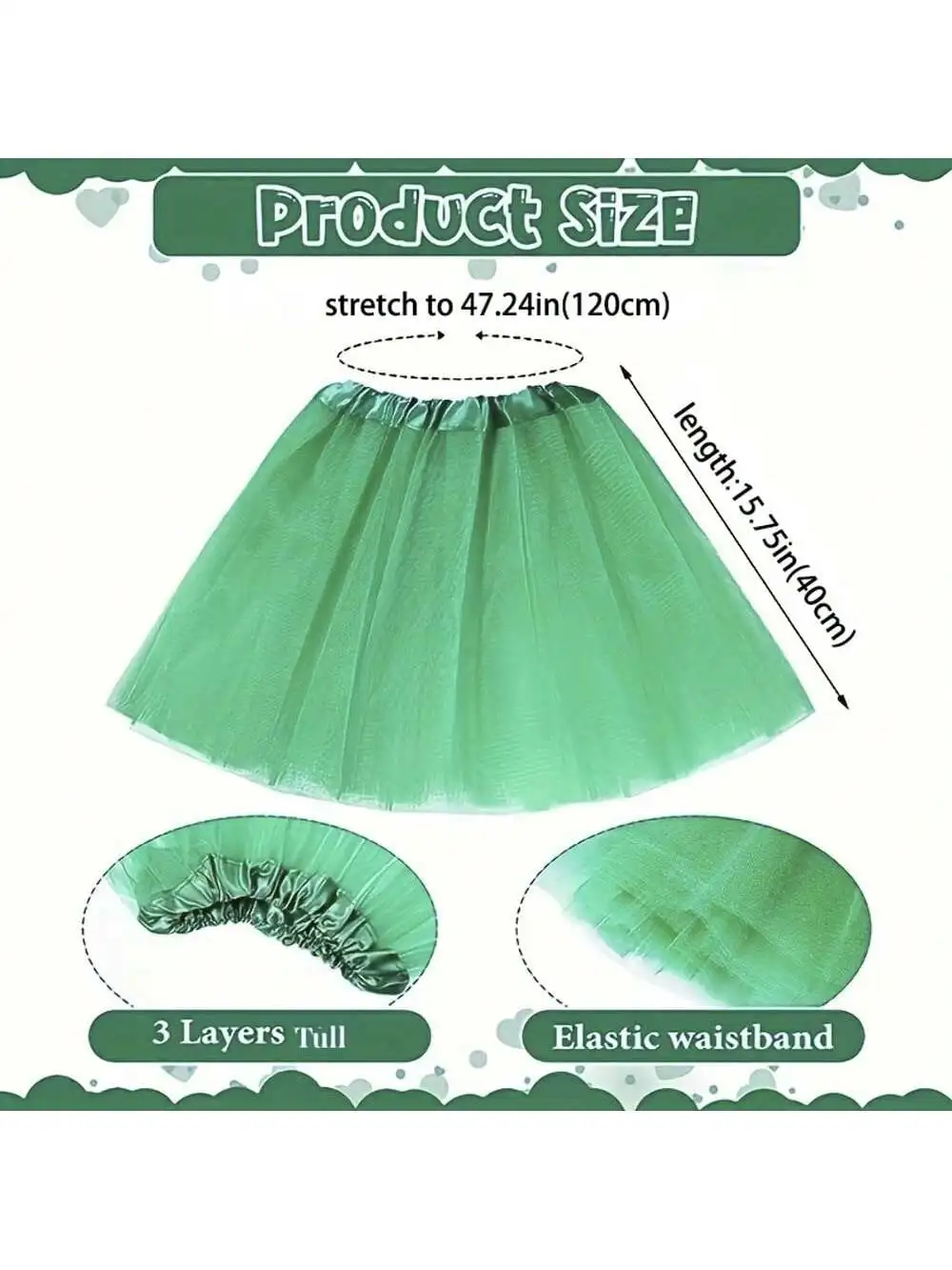 Adult Ballet Tutu Skirt Multicolored Vintage 3 Layered For 80s Cosplay Dance Party Costume Party/birthday