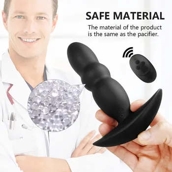 Butt Plug Telescopic Dildo Vibrator Anal Sex Toys for Men Women Remote Prostate Massager Male Masturbator Vagina Stimulator 18+ 4