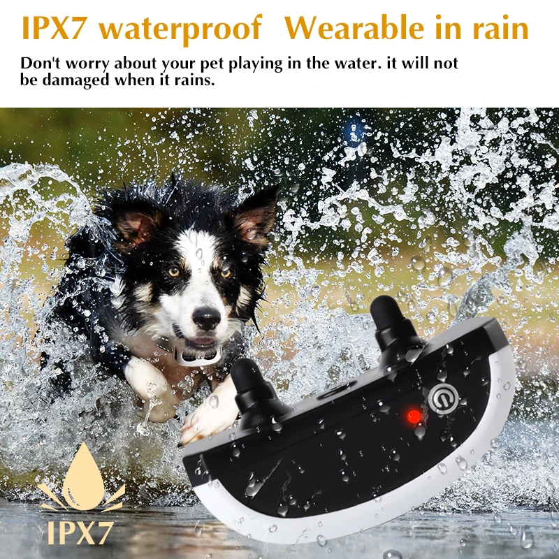 2 IN 1 Wireless Dog Fence System & Training Collar for pet dog training collar