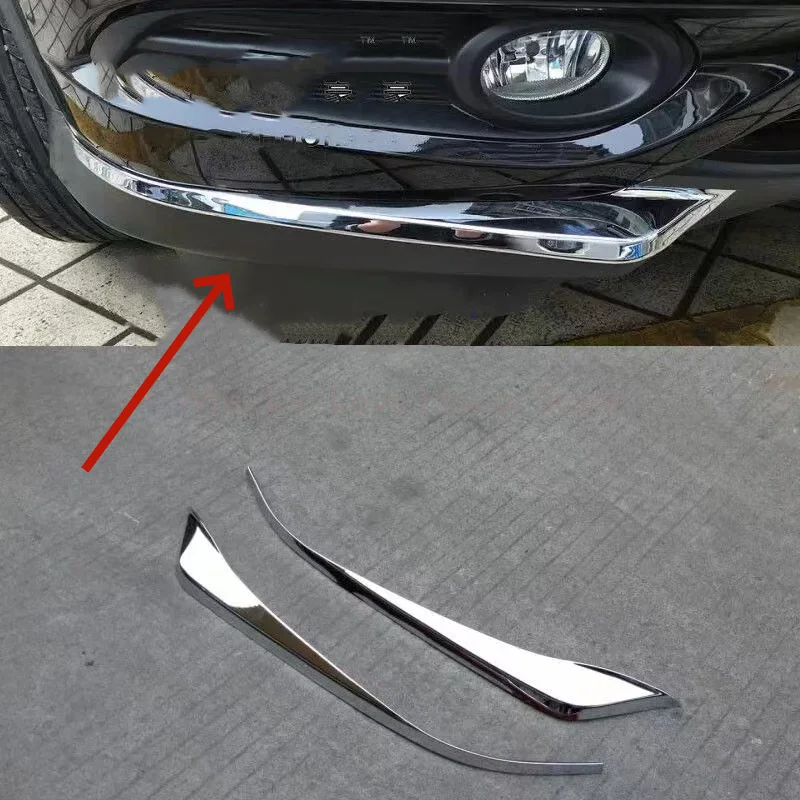 ABS-Chrome-Front-Bumper-Corner-Cover-Decore-Protector-Acess-rios ...
