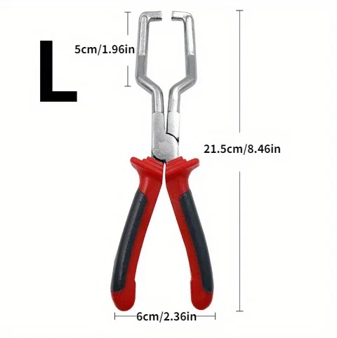 1/2 Stück langlebige Gelenkklemmzange zum einfachen Entfernen von Kraftstofffiltern und Schlauchrohren – Kohlenstoffstahl-Auto-Werkzeuge, Multitool – Detail 1