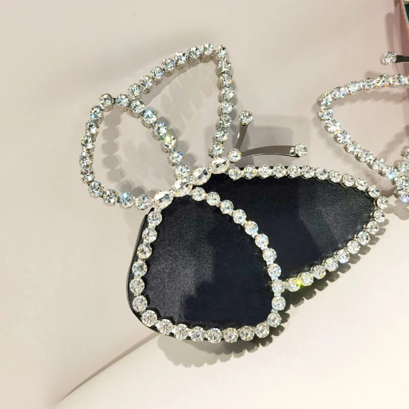 New In Bags For Women Diamond Rhinestone Butterfly Shaped Evening Clutch Bag  Handbags Wedding Purse Lady Dinner Bags