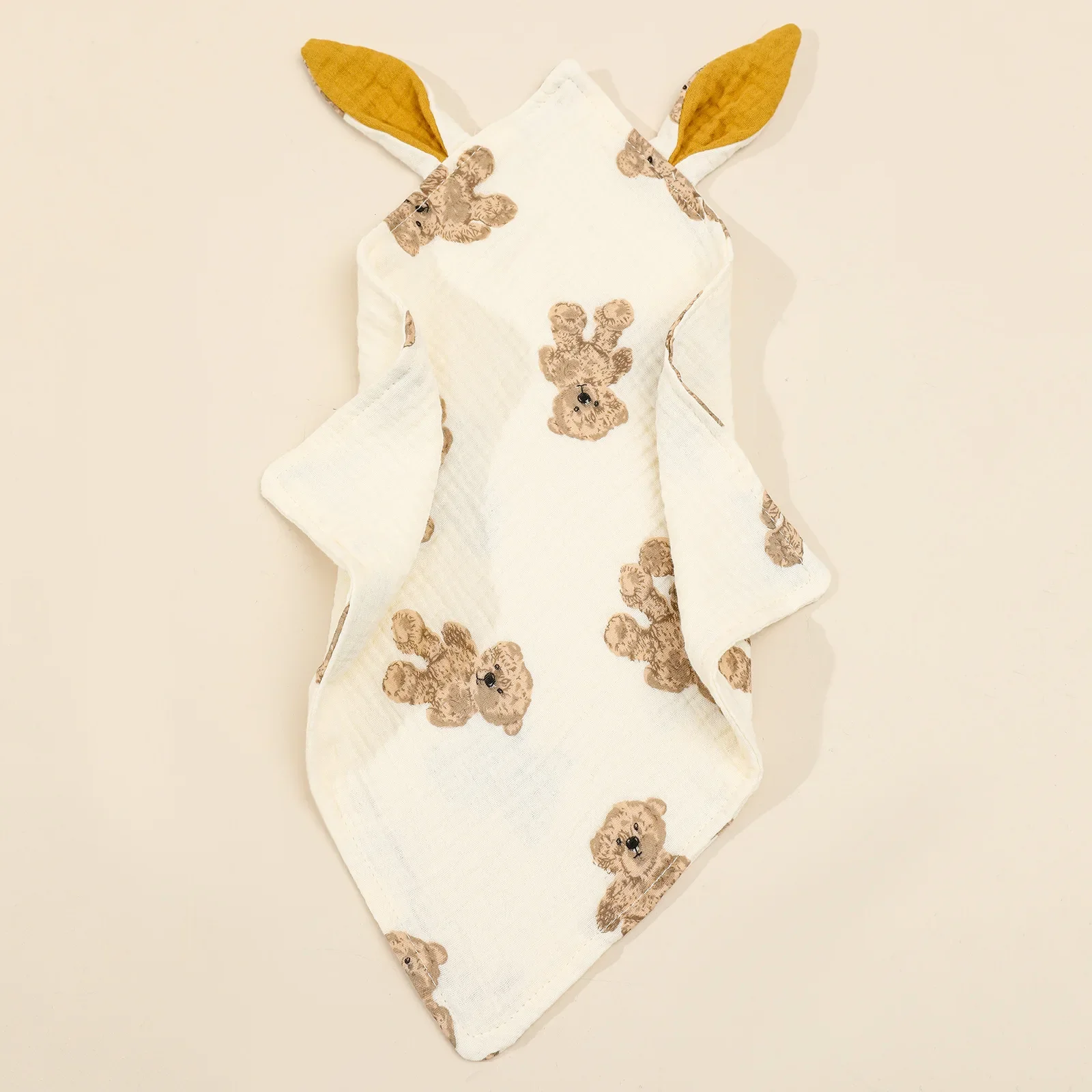 Newborn Baby Towel Cotton Burp Cloths Muslin Bibs Comforter Blanket Sleeping Doll Soft Soothe Appease Towel for Baby Care Items baby comforter blanket