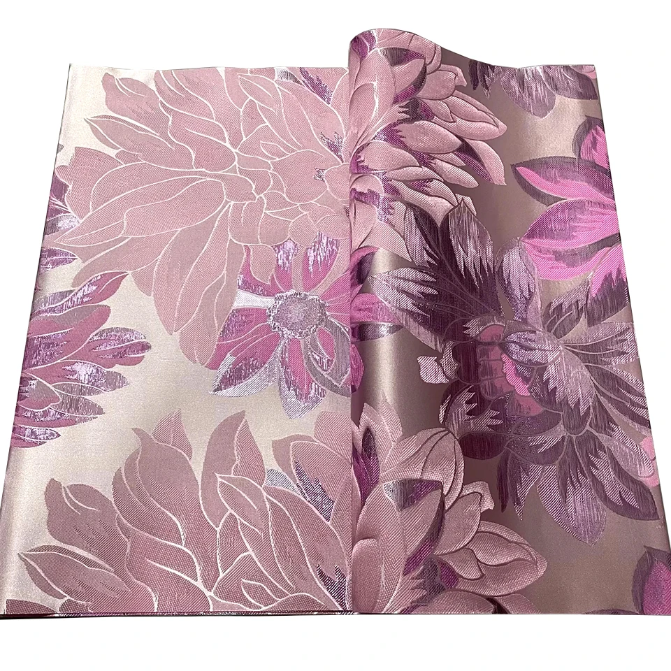 Elegantes florales Gele- und Ipele-Set – 2-teiliges luxuriöses nigerianisches SEGO-Kopfbandmaterial für Autogele Aso Ebi, Hochzeitsfeiern TXH-18-15 – Detail 8