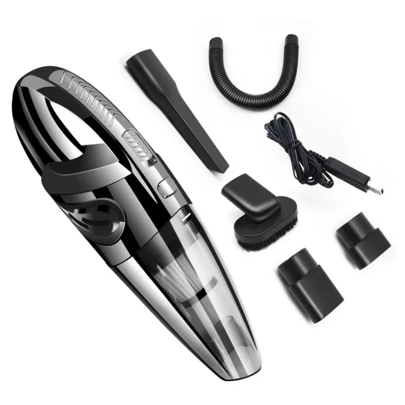 

Rechargeable Wireless Car Vacuum Mini Vacum Kereta Car Home Handheld Household Cleaner Vakum Rumah USB Cordless Portable