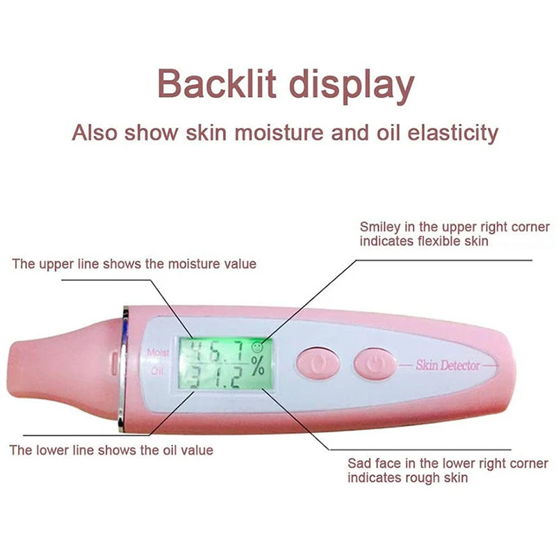 Skin Tester Bio Technology Sensor LCD Digital Face Care Beauty Tool