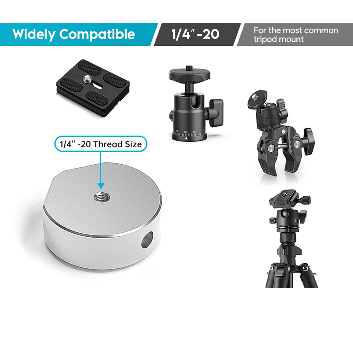 EDUP StarLink Mini 1/4 Screw Adapter Tripod Adapter For the Most Common Tripod Mount Widely Compatible High Quality Material