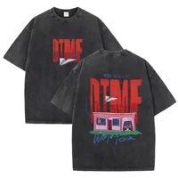 T-shirt vintage délavé Bad Bunny Debi Tirar Mas Fotos DTMF 2025 Album Hip Hop Tee Homme Femme Oversize 2026 Été Streetwear 3