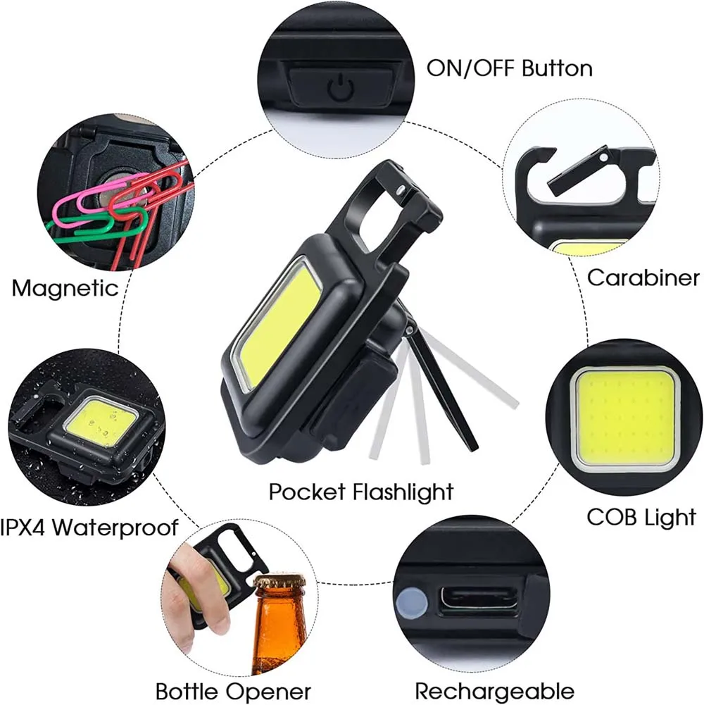 Autre peripherique usb,Mini lampe LED Portable Rechargeable par USB