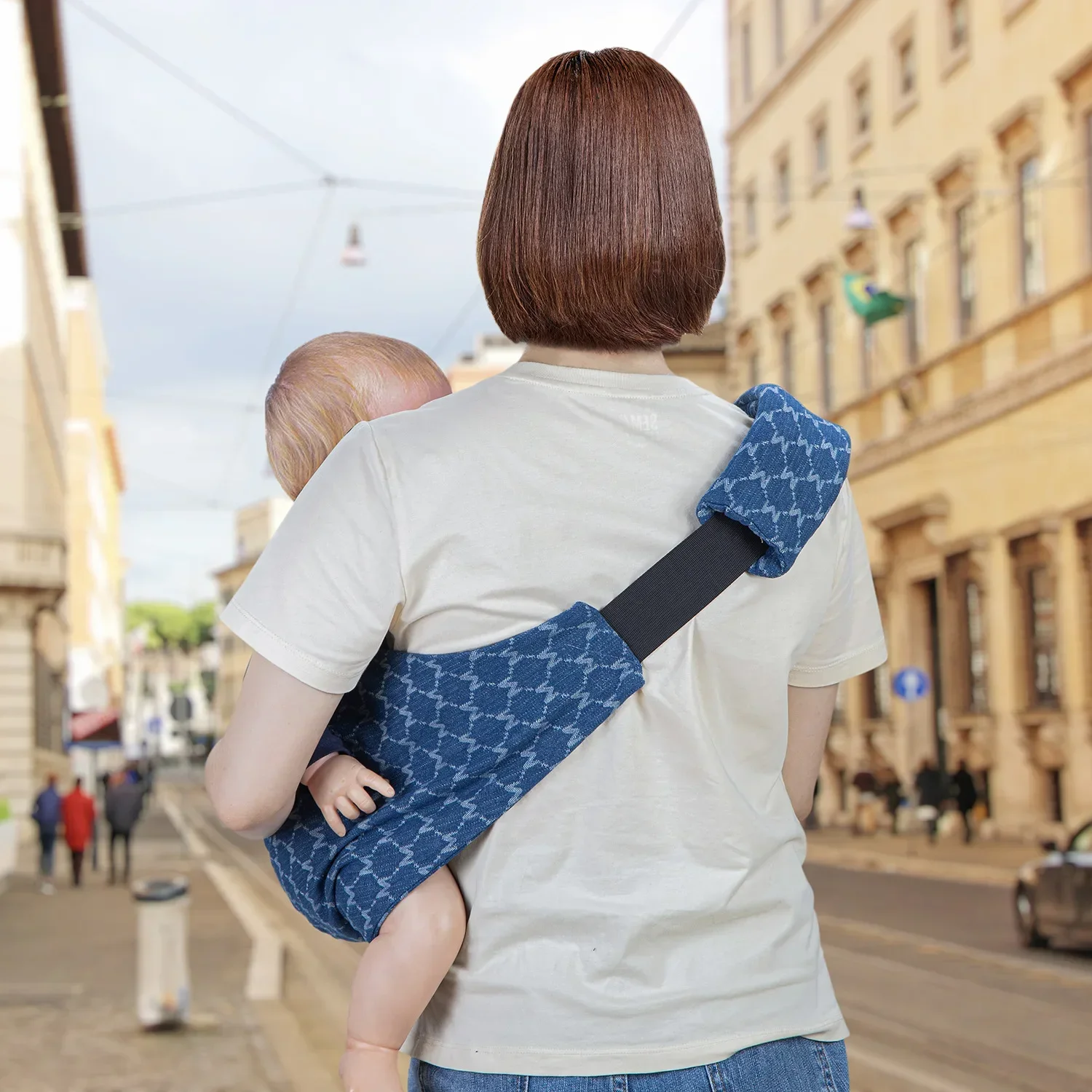 Portable Baby Carrier Wrap Toddler Accessories Multifunctional Strap Infant Bag Adjustable Shoulder Baby Carriers Sling for Kids 5