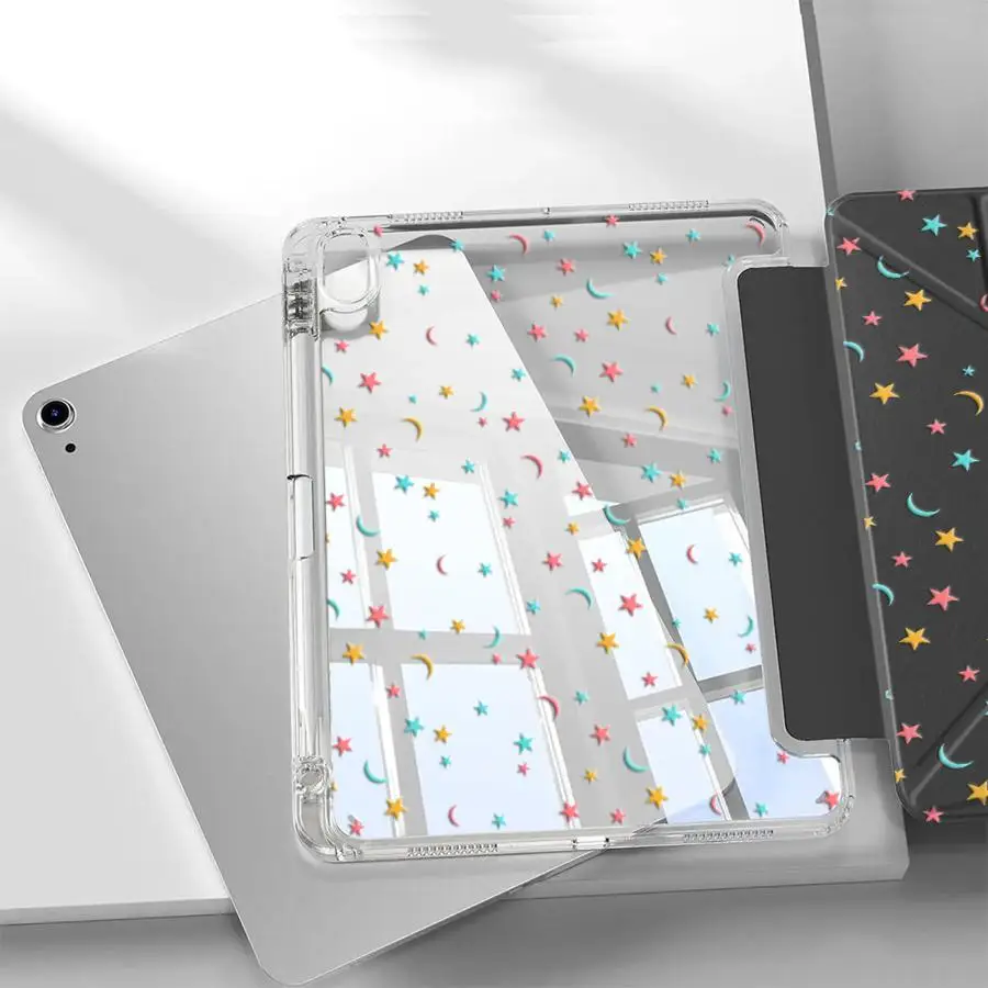 Pastel Y-Fold Tablet Case with Holder and Cover