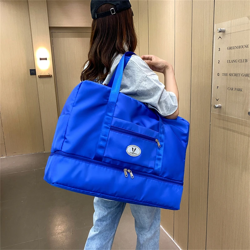 Travel Bags Large Capacity Waterproof with Shoe Compartment Shoulder Bag