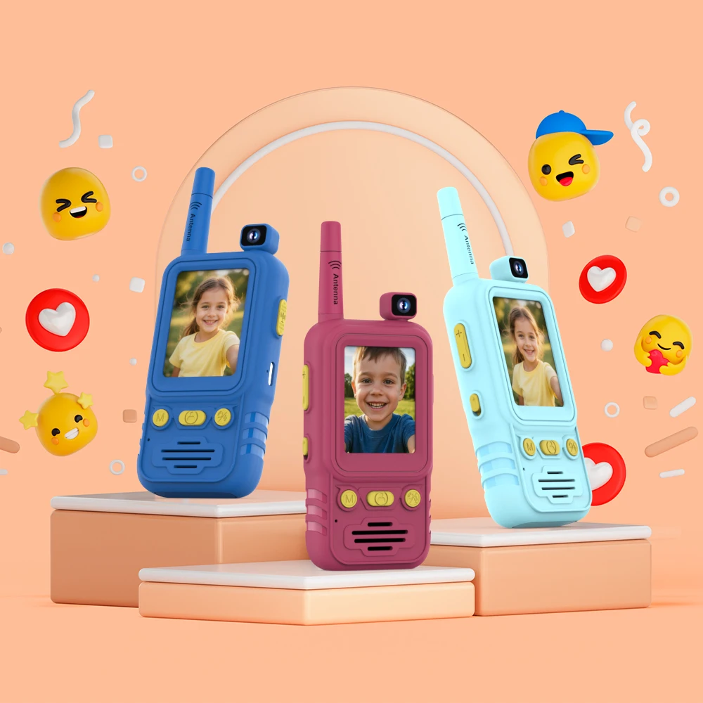 Rotate Camera Kids' Electronic Toys Walki Takie Walkkies Talkies for Children Walkie Talkie Novelty Toy Walkie-talkie Children's - 4