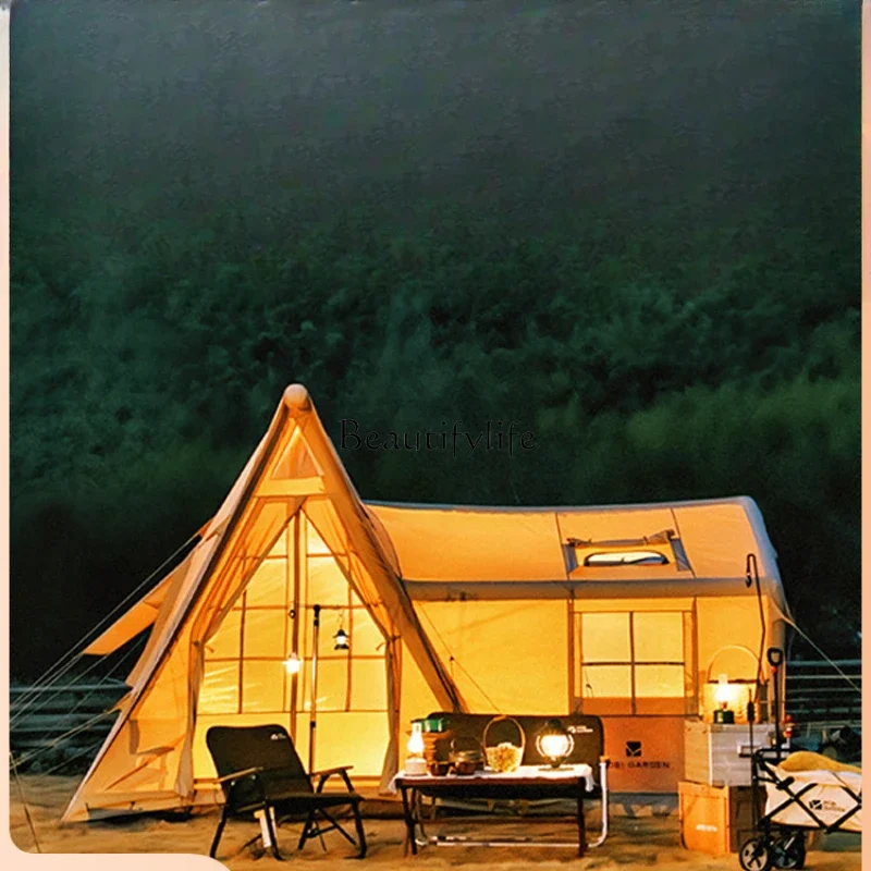 

Inflatable Tent Autumn and Winter Warm Outdoor Camping House Type Portable Cold Insulation Overnight