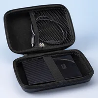 Портативная сумка для хранения Eva, 1/2 шт., сумка на молнии, защитная сумка для зарядного устройства мобильного телефона, сумка для мобильного жесткого диска, U-диск, кабель для передачи данных — изображение 4