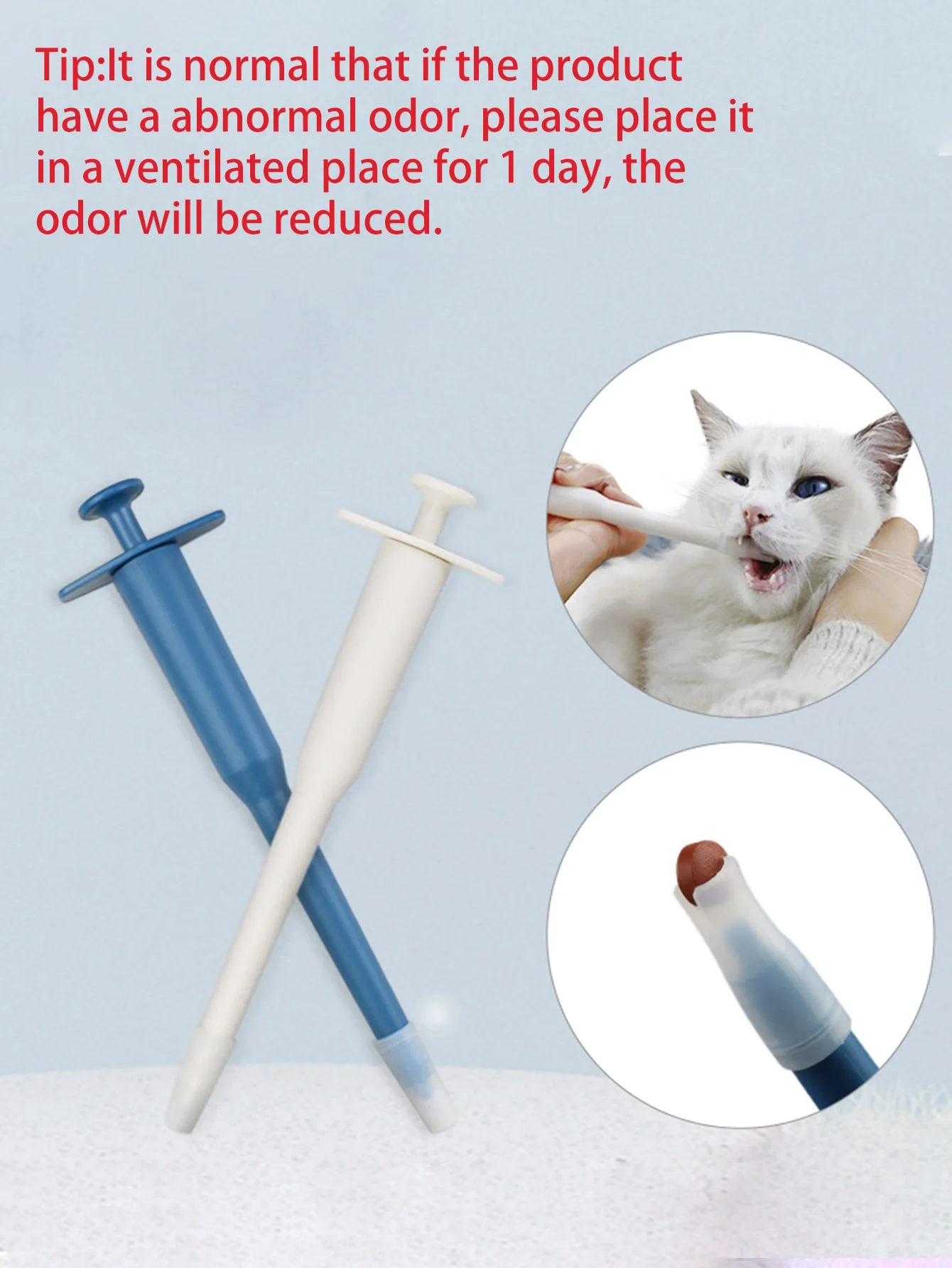 1pc-Pet Dispenser, Comfortable Wet and Dual Use Medication Tool for Dogs and Cats - Random Color