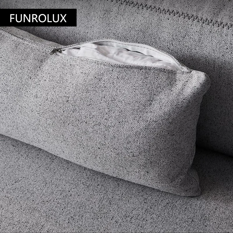 Modern fabric sofa home living room large apartment Nordic modern simple large living room high-end entry Lux sofa