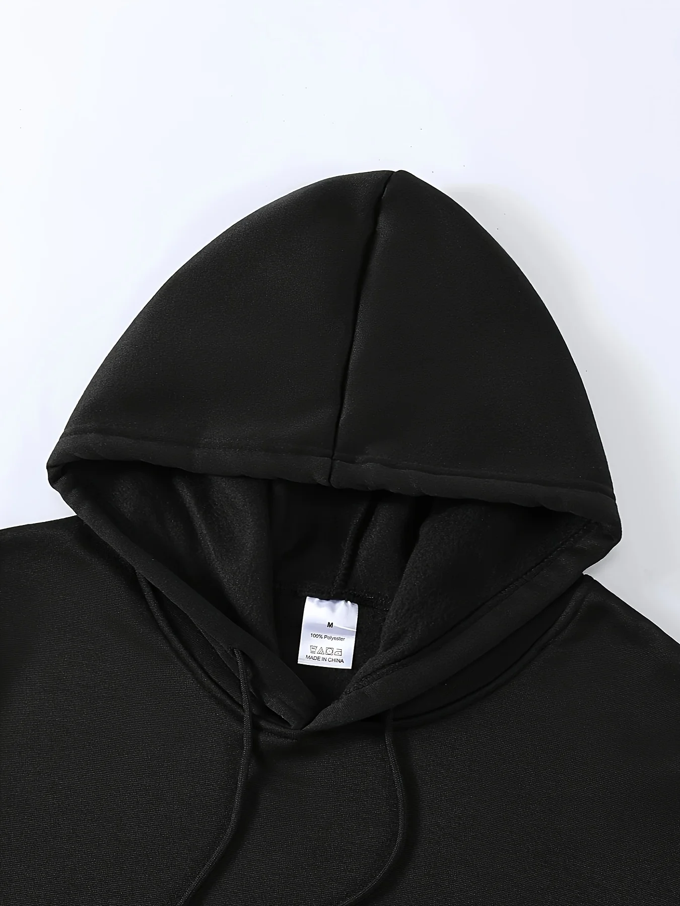 Men's Casual Hoodie with Geometric Face Design