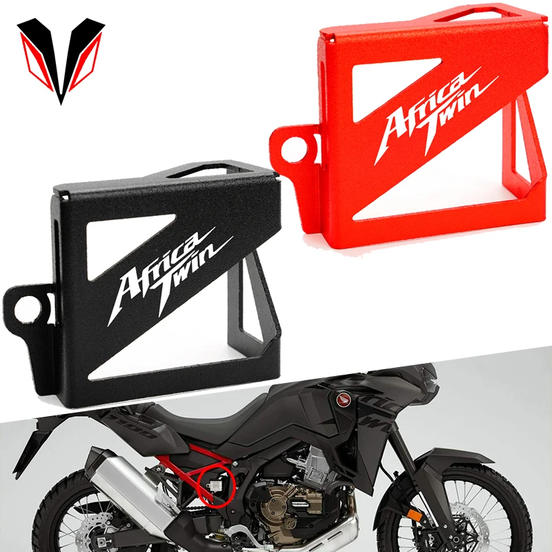 

For Honda AfricaTwin CRF1100L CRF 1100L 2021 2022 2023 Motorcycle Rear Brake Fluid Reservoir Cup Cover Protection Accessories