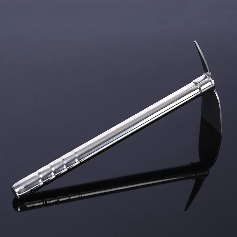 

15in Stainless Steel Garden Hoe Pick Multipurpose Hand Tool for Digging Weeding