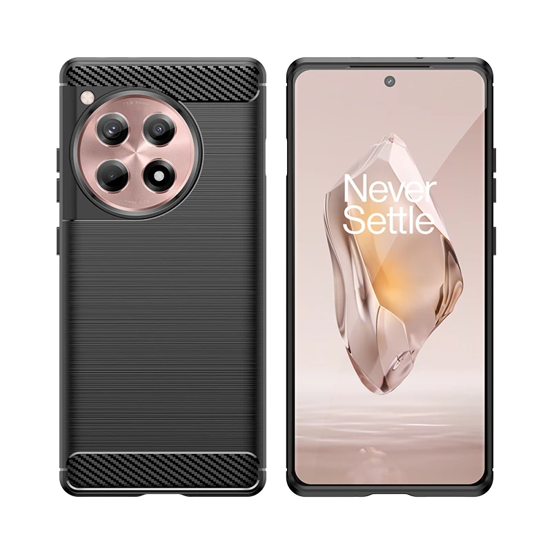 Per Cover Oneplus 12R Custodia Oneplus 12R Cover New Antiurto Tpu Phone Bumper Back Custodia Morbida In Silicone Spazzolato Oneplus 12R Fundas